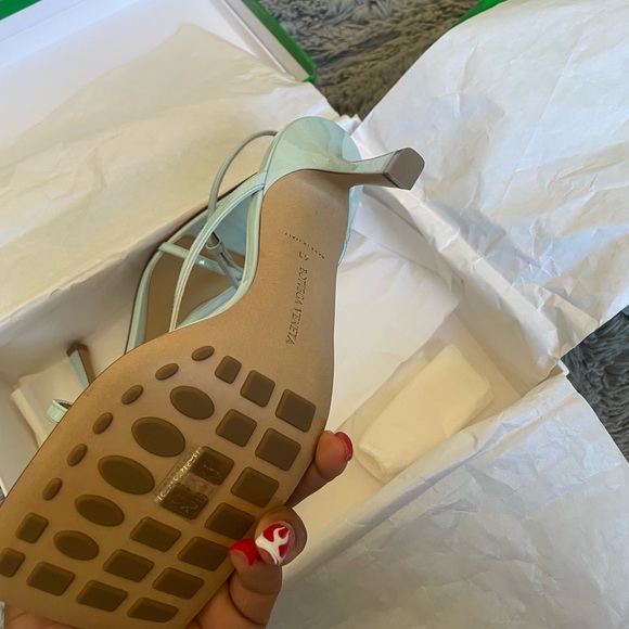 Bottega Veneta Baby blue Strappy Heels - Picture 3 of 8